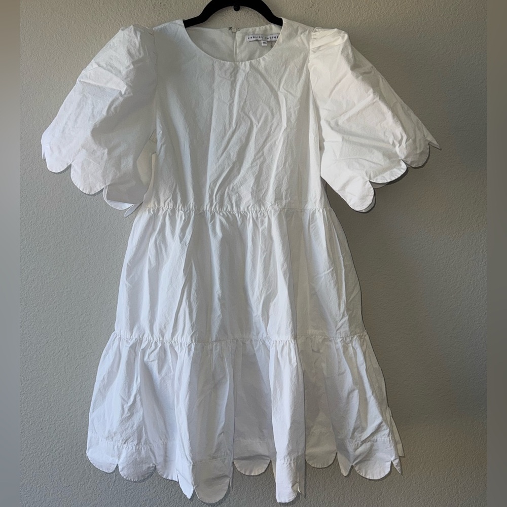 English Factory Tiered Mini Babydoll Dress XS EUC